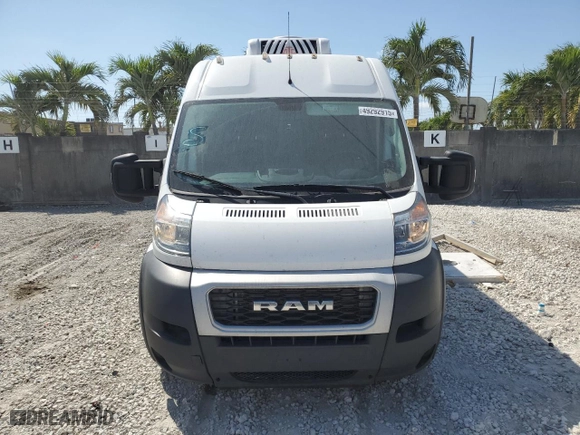 2021 Ram ProMaster Cargo Van with VIN 3C6LRVCGXME507758, listed as a Copart auction lot 49292915 with 50,495 mi miles and Clean Title. Bid and sale history available at carsss.com. Image 5.