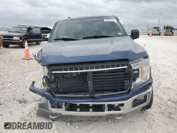 2018 Ford F-150 XL with VIN 1FTFW1EG7JKC27096, listed as a Copart auction lot 53812715 with 96,737 mi miles and Clean title. Bid and sale history available at DreamBid. Image 5.
