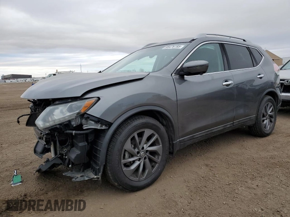 2016 Nissan Rogue SV with VIN 5N1AT2MT6GC824326, listed as a Copart auction lot 88476785 with 70,111 mi miles and Salvage Title. Bid and sale history available at carsss.com. Image 1.