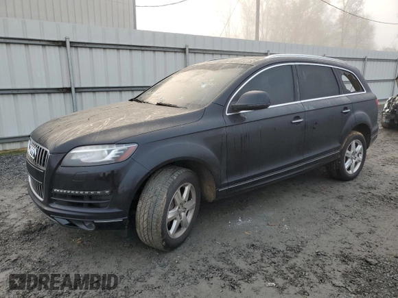 2015 Audi Q7 3.0T Premium with VIN WA1CGAFE3FD020627, listed as a Copart auction lot 85664004 with 110,789 mi miles and Salvage Title. Bid and sale history available at carsss.com. Image 1.