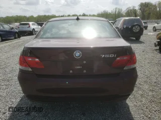2006 BMW 7 Series 750i with VIN WBAHL83526DT06180, listed as a Copart auction lot 51609245 with 164,690 mi miles and Salvage Title. Bid and sale history available at carsss.com. Image 6.