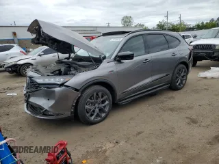 2023 Acura MDX w/A-Spec Package с VIN 5J8YE1H05PL005994, выставлен на аукционе Copart как лот 57318435 с пробегом 24 762 миль миль и Списание • Salvage title. История ставок и продаж доступна на DreamBid. Изображение 1.