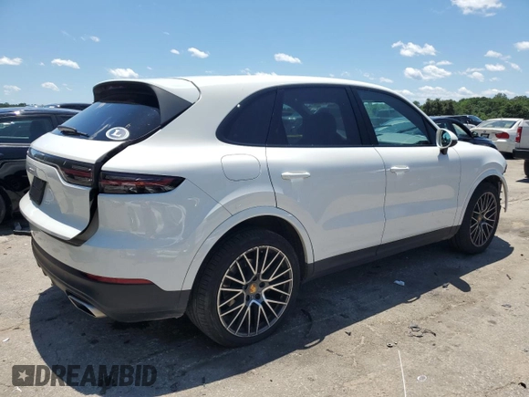 2020 Porsche Cayenne with VIN WP1AA2AY1LDA07598, listed as a Copart auction lot 56995655 with 24,678 mi miles and Salvage title. Bid and sale history available at DreamBid. Image 3.