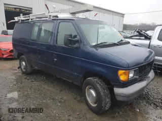 2007 Ford Econoline Cargo Commercial with VIN 1FTNE24W77DA06527, listed as a Copart auction lot 85637994 with 229,623 mi miles and Salvage title. Bid and sale history available at DreamBid. Image 4.