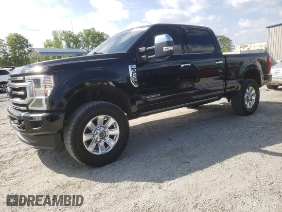 2020 Ford Super Duty F-250 SRW XL with VIN 1FT7W2BT1LEE93436, listed as a Copart auction lot 48721795 with 64,405 mi miles and Salvage Title. Bid and sale history available at carsss.com. Image 1.