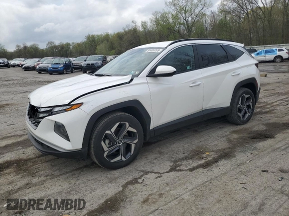 2024 Hyundai Tucson SEL z VIN 5NMJBCDE0RH423678, wystawiony jako Copart lot #54406765 z przebiegiem 16 521 mil mil oraz Szkoda całkowita • Salvage title. Historia ofert i sprzedaży dostępna na DreamBid. Obrazek 1.