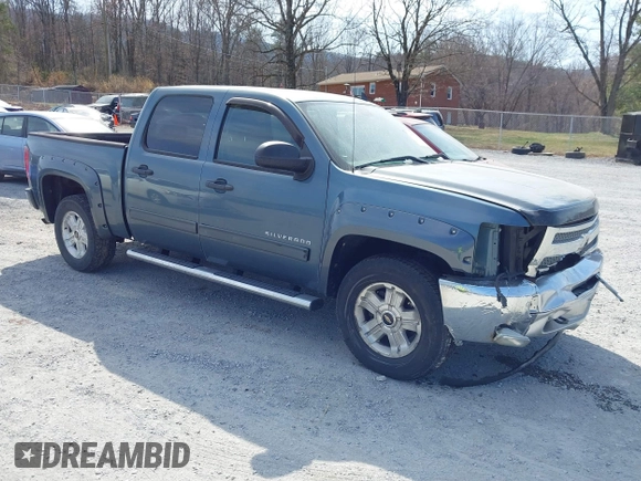 2012 Chevrolet Silverado 1500 LT with VIN 1GCPKSE75CF120579, listed as a IAAI auction lot 41772091 with 107,667 mi miles and . Bid and sale history available at DreamBid. Image 1.