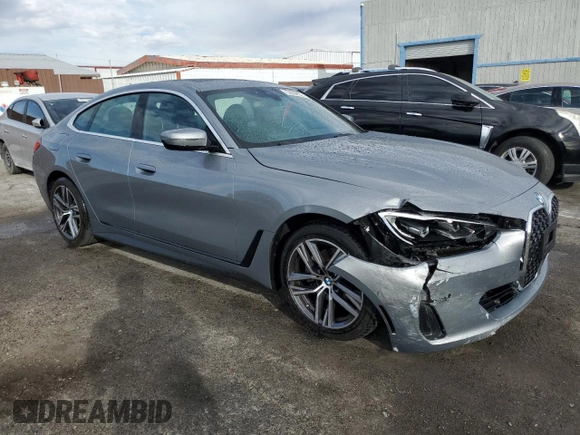 2024 BMW 4 Series 430i with VIN WBA63AV02RFS57460, listed as a Copart auction lot 86781344 with 24,286 mi miles and Clean Title. Bid and sale history available at carsss.com. Image 4.