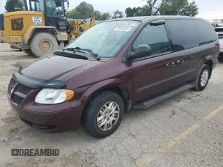 2003 Dodge Caravan Sport with VIN 2D4GP44R23R365402, listed as a Copart auction lot 73042024 with 104,790 mi miles and Salvage Title. Bid and sale history available at carsss.com. Image 1.