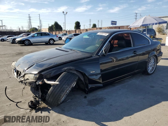 2002 BMW 3 Series 330Ci with VIN WBABN534X2JU26598, listed as a Copart auction lot 74293714 with 201,239 mi miles and Salvage Title. Bid and sale history available at carsss.com. Image 1.
