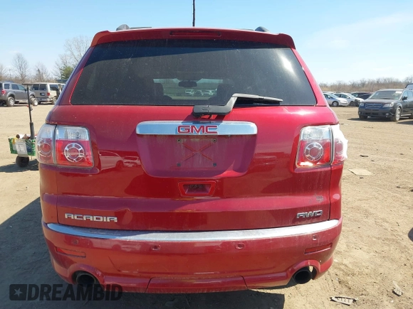 2012 GMC Acadia Denali with VIN 1GKKVTEDXCJ354098, listed as a IAAI auction lot 41875891 with 189,118 mi miles. Bid and sale history available at carsss.com. Image 16.