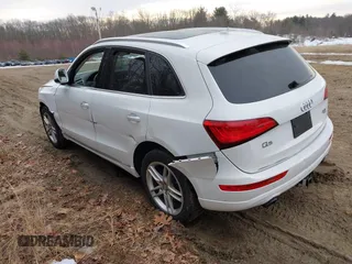 2015 Audi Q5 Premium Plus with VIN WA1LFAFP8FA047117, listed as a IAAI auction lot 41634963 with 104,592 mi miles and . Bid and sale history available at DreamBid. Image 3.