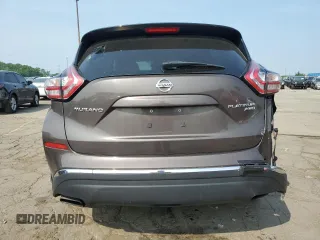 2016 Nissan Murano SL z VIN 5N1AZ2MH9GN138764, wystawiony jako Copart lot #59208385 z przebiegiem 135 257 mil mil oraz Czysty tytuł • Clean title. Historia ofert i sprzedaży dostępna na DreamBid. Obrazek 6.