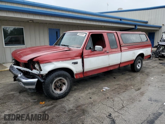 1992 Ford F-150 with VIN 1FTEX15N7NKB90791, listed as a Copart auction lot 86309504 with Not Provided miles and Salvage Title. Bid and sale history available at carsss.com. Image 1.