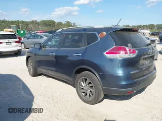 2014 Nissan Rogue SV with VIN 5N1AT2MT4EC778685, listed as a IAAI auction lot 41897568 with 135,922 mi miles and . Bid and sale history available at carsss.com. Image 3.