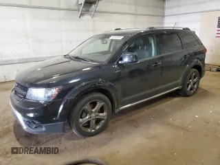 2015 Dodge Journey Crossroad z VIN 3C4PDCGG9FT650013, wystawiony jako Copart lot #56533045 z przebiegiem 111 347 mil mil oraz Czysty tytuł • Clean title. Historia ofert i sprzedaży dostępna na DreamBid. Obrazek 1.
