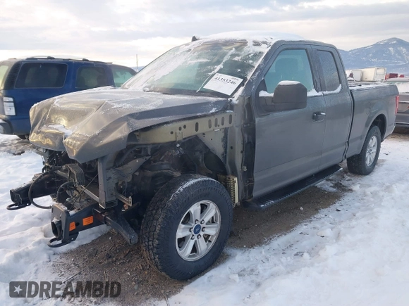 2020 Ford F-150 XL with VIN 1FTEX1EB5LKD68233, listed as a IAAI auction lot 41353246 with 53,184 mi miles and . Bid and sale history available at DreamBid. Image 2.