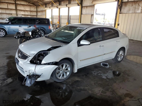 2011 Nissan Sentra 2.0 SR with VIN 3N1AB6APXBL703143, listed as a Copart auction lot 53703505 with 73,419 mi miles and Salvage Title. Bid and sale history available at carsss.com. Image 1.