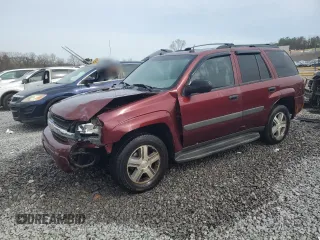 2005 Chevrolet TrailBlazer LS with VIN 1GNDS13S352157829, listed as a Copart auction lot 47633025 with 126,082 mi miles and Salvage Title. Bid and sale history available at DreamBid. Image 1.