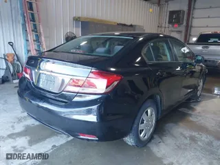 2013 Honda Civic Sdn LX with VIN 19XFB2F55DE042566, listed as a IAAI auction lot 41184645 with 75,641 mi miles. Bid and sale history available at carsss.com. Image 4.