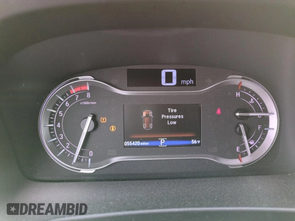 2018 Honda Pilot EX-L with VIN 5FNYF6H57JB071851, listed as a Copart auction lot 50765215 with 55,420 mi miles and Salvage Title. Bid and sale history available at carsss.com. Image 9.