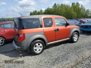 2005 Honda Element EX with VIN 5J6YH28615L029801, listed as a Copart auction lot 54927895 with 164,360 mi miles and Salvage Title. Bid and sale history available at DreamBid. Image 3.