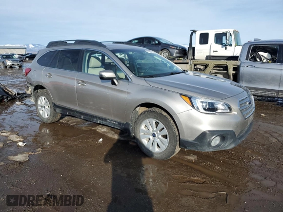 2017 Subaru Outback Premium with VIN 4S4BSAHC0H3376114, listed as a Copart auction lot 44268735 with Not provided miles and Salvage title. Bid and sale history available at DreamBid. Image 4.