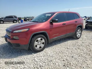 2015 Jeep Cherokee Sport z VIN 1C4PJLAB1FW517598, wystawiony jako Copart lot #55764105 z przebiegiem 110 780 mil mil oraz Czysty tytuł • Clean title. Historia ofert i sprzedaży dostępna na DreamBid. Obrazek 1.