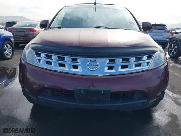 2005 Nissan Murano SL with VIN JN8AZ08W85W435151, listed as a IAAI auction lot 41077675 with 142,629 mi miles. Bid and sale history available at carsss.com. Image 6.