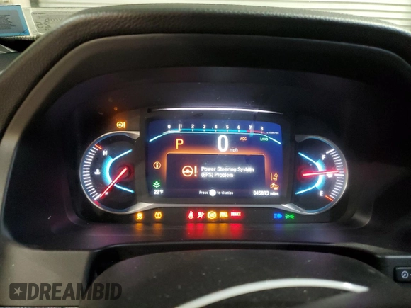 2022 Honda Pilot Special Edition with VIN 5FNYF6H27NB091268, listed as a Copart auction lot 48382155 with 45,893 mi miles and Salvage Title. Bid and sale history available at carsss.com. Image 9.