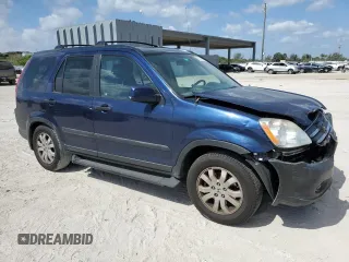 2005 Honda CR-V EX with VIN SHSRD78865U346215, listed as a Copart auction lot 53931105 with 170,438 mi miles and Salvage Title. Bid and sale history available at carsss.com. Image 4.