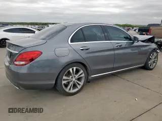 2017 Mercedes-Benz C 300 with VIN 55SWF4JB7HU190083, listed as a Copart auction lot 51680915 with 129,377 mi miles and Clean Title. Bid and sale history available at carsss.com. Image 3.