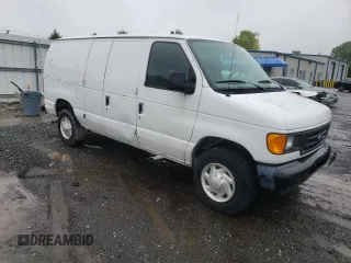 2007 Ford Econoline Cargo Commercial z VIN 1FTNE24WX7DB07027, wystawiony jako Copart lot #57235925 z przebiegiem 129 955 mil mil oraz Czysty tytuł • Clean title. Historia ofert i sprzedaży dostępna na DreamBid. Obrazek 4.