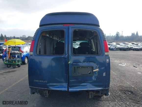 1997 Chevrolet Chevy Cargo Van with VIN 1GBFG15R2V1086016, listed as a IAAI auction lot 41378486 with NaN miles. Bid and sale history available at carsss.com. Image 17.