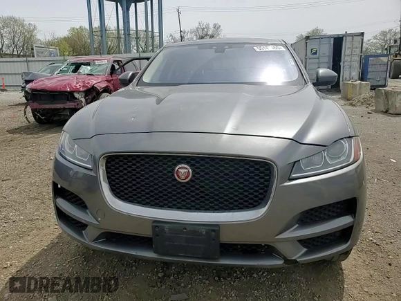 2018 Jaguar F-Pace 30t Premium with VIN SADCJ2GX2JA235993, listed as a Copart auction lot 55149465 with 107,291 mi miles and Salvage title. Bid and sale history available at DreamBid. Image 14.