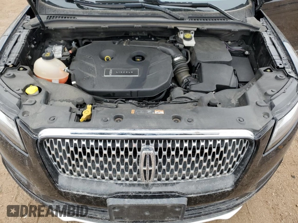 2019 Lincoln MKC Reserve with VIN 5LMCJ3D91KUL29637, listed as a Copart auction lot 54600385 with 79,637 mi miles and Salvage title. Bid and sale history available at DreamBid. Image 12.