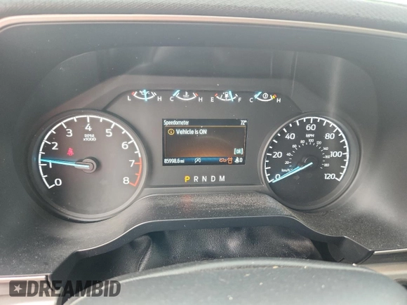 2021 Ford F-150 XL with VIN 1FTEW1C53MFB80059, listed as a Copart auction lot 58835805 with 85,998 mi miles and Salvage title. Bid and sale history available at DreamBid. Image 9.