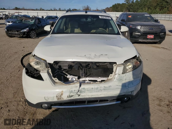 2006 Infiniti FX35 with VIN JNRAS08U66X104076, listed as a Copart auction lot 85278234 with 133,930 mi miles and Salvage Title. Bid and sale history available at carsss.com. Image 5.