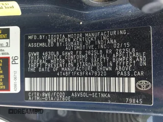 2015 Toyota Camry XLE с VIN 4T4BF1FK9FR479320, выставлен на аукционе IAAI как лот 42389331 с пробегом 121 352 миль миль и . История ставок и продаж доступна на DreamBid. Изображение 9.