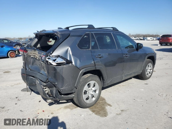 2020 Toyota RAV4 LE with VIN 2T3H1RFV7LC085928, listed as a Copart auction lot 47985445 with 57,249 mi miles and Salvage Title. Bid and sale history available at carsss.com. Image 3.