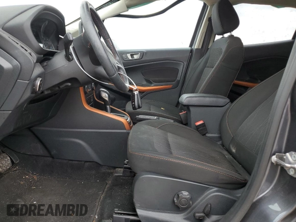 2021 Ford EcoSport SE with VIN MAJ3S2GEXMC439690, listed as a Copart auction lot 47822895 with 8,869 mi miles and Salvage Title. Bid and sale history available at carsss.com. Image 7.