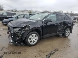 2019 Toyota RAV4 LE with VIN 2T3F1RFV2KC017882, listed as a Copart auction lot 83497274 with 183,735 mi miles and Salvage Title. Bid and sale history available at carsss.com. Image 1.