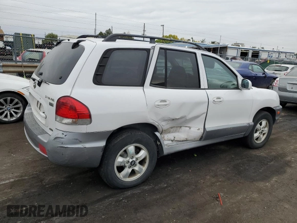 2005 Hyundai Santa Fe GLS with VIN KM8SC73E85U996207, listed as a Copart auction lot 76542804 with 200,032 mi miles and Non Repairable. Bid and sale history available at carsss.com. Image 3.