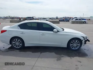 2017 Infiniti Q50 Premium with VIN JN1EV7APXHM741615, listed as a IAAI auction lot 41876088 with 84,774 mi miles and . Bid and sale history available at carsss.com. Image 13.