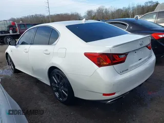 2013 Lexus GS with VIN JTHCE1BL8D5015977, listed as a IAAI auction lot 41740814 with 168,084 mi miles. Bid and sale history available at carsss.com. Image 3.