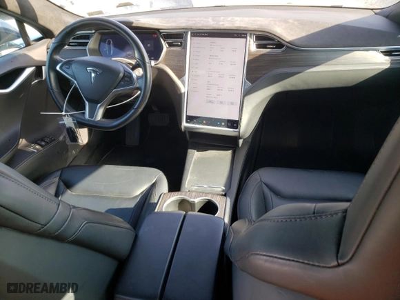 2016 Tesla Model S 90D with VIN 5YJSA1E22GF159054, listed as a Copart auction lot 52079565 with 89,380 mi miles and Salvage Title. Bid and sale history available at carsss.com. Image 8.