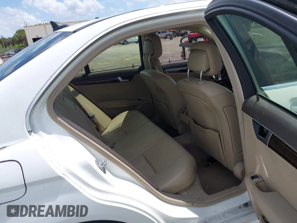 2014 Mercedes-Benz C 250 Sport with VIN WDDGF4HB0EG255701, listed as a IAAI auction lot 42213602 with 107,102 mi miles and . Bid and sale history available at carsss.com. Image 8.