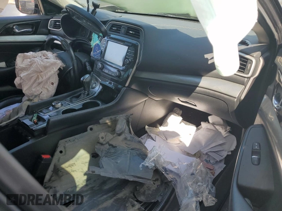 2016 Nissan Maxima SL with VIN 1N4AA6AP7GC386639, listed as a Copart auction lot 61502355 with Not provided miles and Salvage title. Bid and sale history available at DreamBid. Image 8.