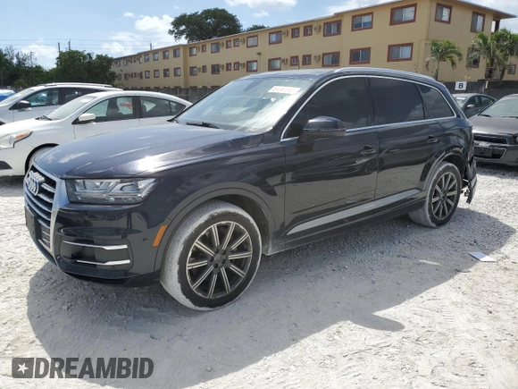 2017 Audi Q7 Premium Plus with VIN WA1LAAF71HD012886, listed as a Copart auction lot 51762015 with 123,485 mi miles and Salvage Title. Bid and sale history available at DreamBid. Image 1.