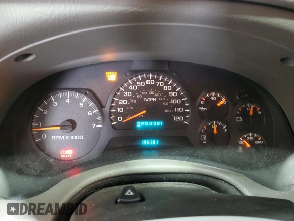 2004 Chevrolet TrailBlazer EXT LT with VIN 1GNET16P446224681, listed as a Copart auction lot 80739734 with 136,381 mi miles and Salvage Title. Bid and sale history available at carsss.com. Image 9.